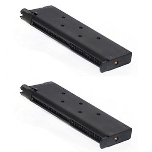 Airsoft Shopping Mall Airsoft Gun Magazine 1 Airsoft Shooting Gear ARMY 2pcs 28rd Mag Magazine For R27 R28 M.E.U. GBB Black