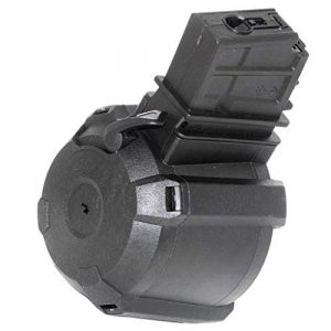 Generic Airsoft Gun Magazine 1 Airsoft Spare Parts Battleaxe 1400rd Electric Drum Mag Magazine for G36 Series AEG