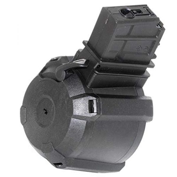 Generic Airsoft Gun Magazine 1 Airsoft Spare Parts Battleaxe 1400rd Electric Drum Mag Magazine for G36 Series AEG