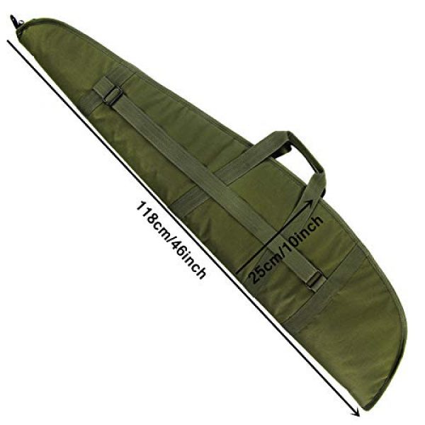 GUGULUZA Rifle Case 2 GUGULUZA Tactical Rifle Case Thickened Long Shotgun Bag Gun Case Perfect for Hunting and Shooting