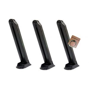 CYMA Airsoft Gun Magazine 1 CYMA 32rd Airsoft Magazine For CM121 Desert Eagle Black AEP X 3PCS -Mobile Ring Included