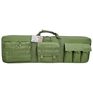 Explorer Cases Rifle Case 1 Explorer PAT3 Military Outdoor Clothing Ranger Double 3 Rifles Weapon Gun Case Padded long Tactical Carrying Military Backpack Bag with YKK Zippers with Storage MOLLE Pouches 4 Pistol Cases