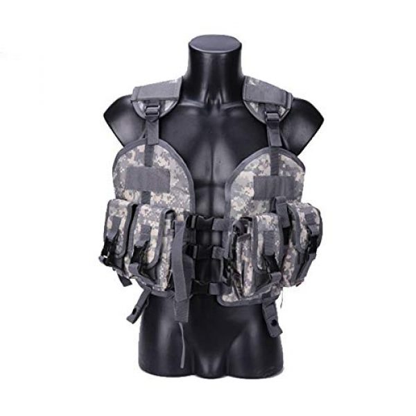 Shefure Airsoft Tactical Vest 1 Shefure The Seal Men Tactical Hunting Armor Vest Combat CS Wargame Military Camouflage Waterproof Water Bag Pouches Tactical Gear