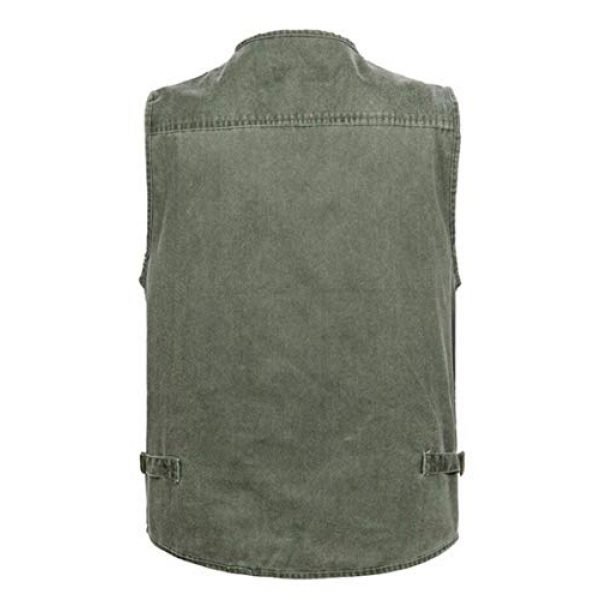 DAFREW Airsoft Tactical Vest 2 DAFREW Four Seasons Vest Middle-Aged Vest Multi-Pocket Vest Outdoor Leisure Fishing Vest (Color : Army Green, Size : L)