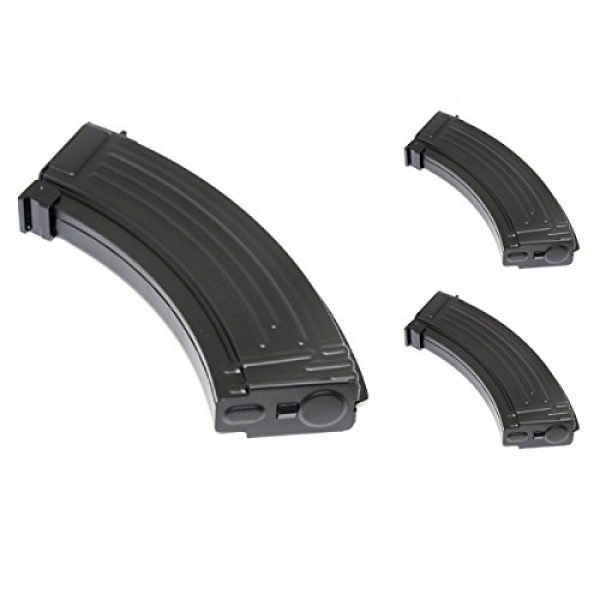 Airsoft Shopping Mall Airsoft Gun Magazine 1 Airsoft Shooting Gear 3pcs Pack CYMA 150rd Mid-Cap Magazine for AK-Series AEG Black