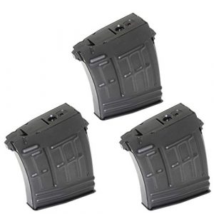 Generica Airsoft Gun Magazine 1 Generica Airsoft Spare Parts CYMA 3pcs 120rd Mag Hi-Cap Magazine for S&T RS CYMA SVD Sniper AEG