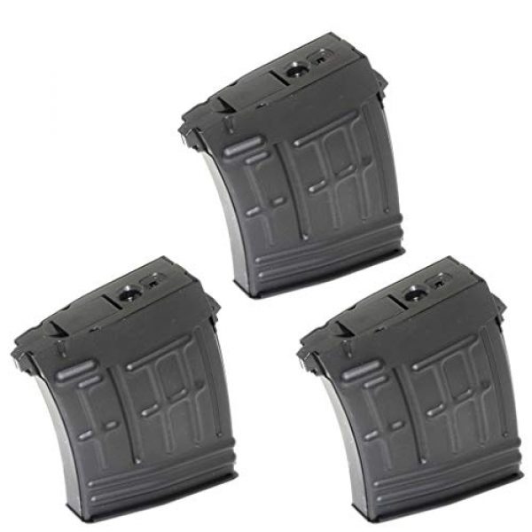 Generica Airsoft Gun Magazine 1 Generica Airsoft Spare Parts CYMA 3pcs 120rd Mag Hi-Cap Magazine for S&T RS CYMA SVD Sniper AEG