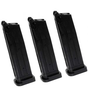 Generic Airsoft Gun Magazine 1 Airsoft Spare Parts 3pcs 30rd Gas Mag Magazine for Army R601 KJ KP-05 Zeon WE Armorer Works Tokyo Marui Hi-Capa 5.1 GBB Pistol