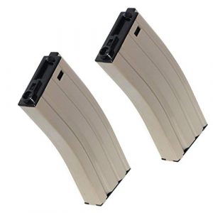 Airsoft Gang Airsoft Gun Magazine 1 Airsoft Parts CYMA 2pcs 270rd Mag Plastic Magazine for M-Series M4 M16 AEG Dark Earth