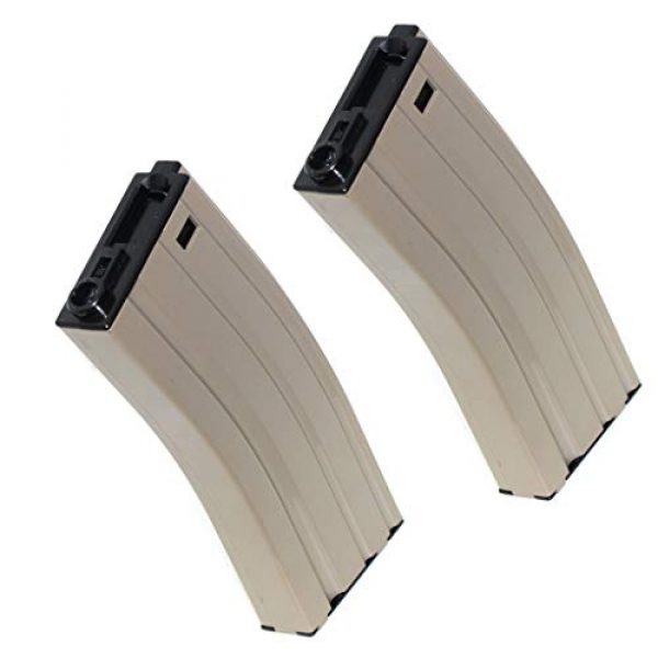 Airsoft Gang Airsoft Gun Magazine 1 Airsoft Parts CYMA 2pcs 270rd Mag Plastic Magazine for M-Series M4 M16 AEG Dark Earth
