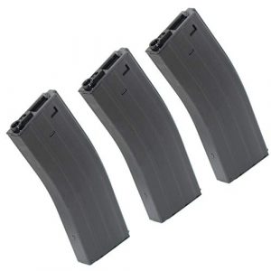 Generica Airsoft Gun Magazine 1 Airsoft Spare Parts CYMA 3pcs 350rd Wire-Winding Flash Mag Magazine for M4 M16 Series AEG BK