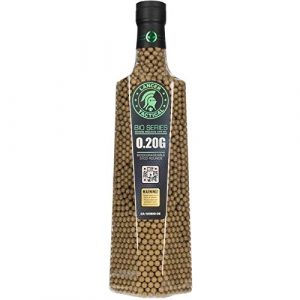 Lancer Tactical Airsoft BB 1 Lancer Tactical 0.20g Biodegradable BBS 4000 Rounds Dark Earth for Airsoft High FPS Performance