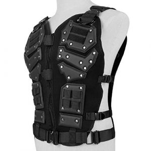 BGJ Airsoft Tactical Vest 1 Tactical Vest Protective Multi-Functional Body Armor Outdoor Airsoft Paintball CS Wargame Protection Equipment Molle Vests