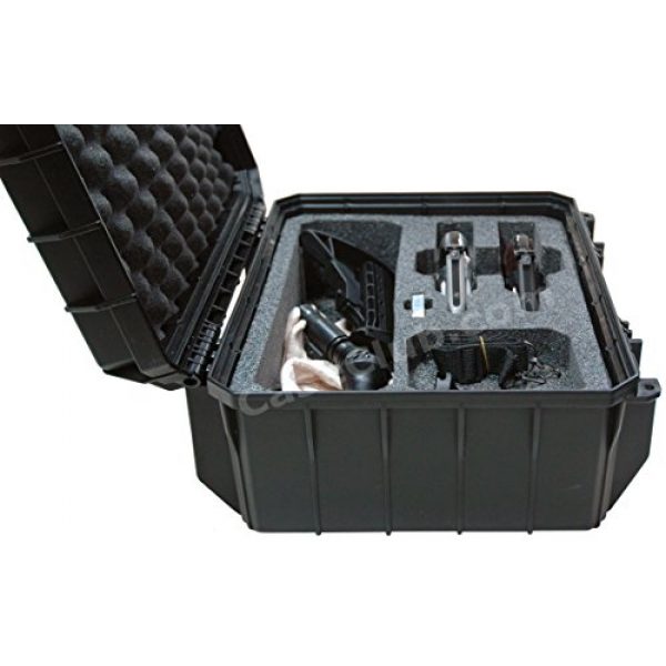 Case Club Pistol Case 3 Case Club Waterproof 2 Revolver/Semi-Auto Case with Accessory Pocket & Silica Gel