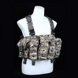 BGJ Airsoft Tactical Vest 1 BGJ Outdoor AK 47 Magazine Carrier Combat Vest Military Camouflage Tactical Vest Airsoft Ammo Chest Rig Hunting Gear