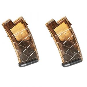 Airsoft Shopping Mall Airsoft Gun Magazine 1 Airsoft Shooting Gear APS 2pcs 300rd Hi-Cap Magazine for APS JG Classic Army Tokyo Marui AUG AEG Brown/Black
