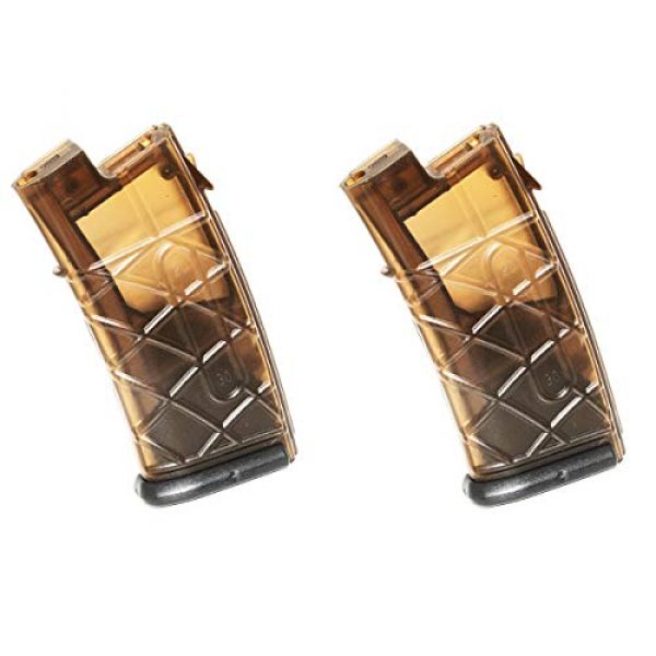 Airsoft Shopping Mall Airsoft Gun Magazine 1 Airsoft Shooting Gear APS 2pcs 300rd Hi-Cap Magazine for APS JG Classic Army Tokyo Marui AUG AEG Brown/Black