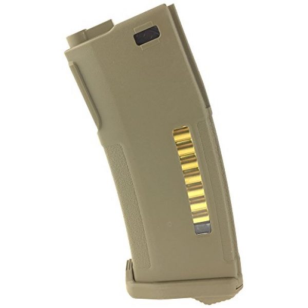SportPro Airsoft Gun Magazine 1 SportPro 150 Round PTS EPM Polymer Medium Capacity Magazine for AEG M4 M16 Airsoft - Dark Earth