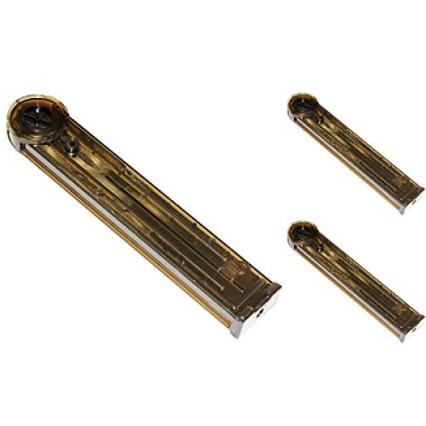 Airsoft Shopping Mall Airsoft Gun Magazine 1 Airsoft Shooting Gear Army Force 3pcs 300rd Hi-Cap Mag Magazine For P90 AEG Semi-Transparent Brown