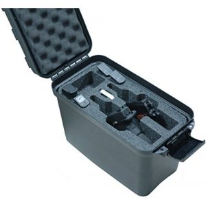 Case Club Pistol Case 1 Case Club 2 Revolver/Pistol Pre-Cut Top Loader Case with Silica Gel to Help Prevent Gun Rust