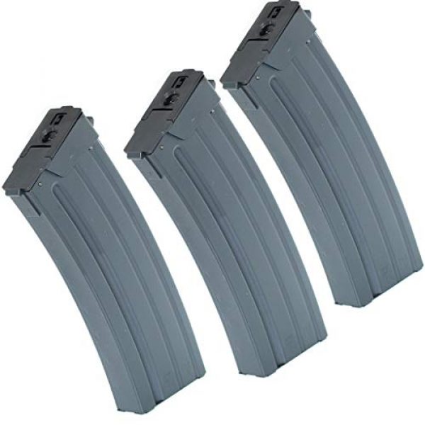 Generica Airsoft Gun Magazine 1 Generica Airsoft Spare Parts CYMA 3pcs 500rd Hi-Cap Mag Magazine for CM043 GALIL SAR AEG Black