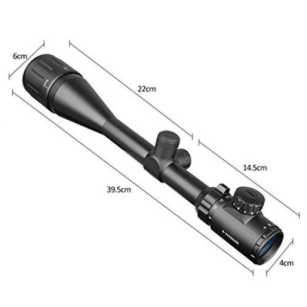 Robin Hunting Rifle Scope 2 Robin Hunting 6-24x50 AOE Scope Red Green Mildot Sight with Free Mount for Hunting Shooting