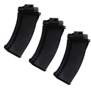 Generic Airsoft Gun Magazine 1 Airsoft Spare Parts Battleaxe 3pcs 480rd Hi-Cap Magazine for Tokyo Marui Next Gen Gen2 AK EBB Black