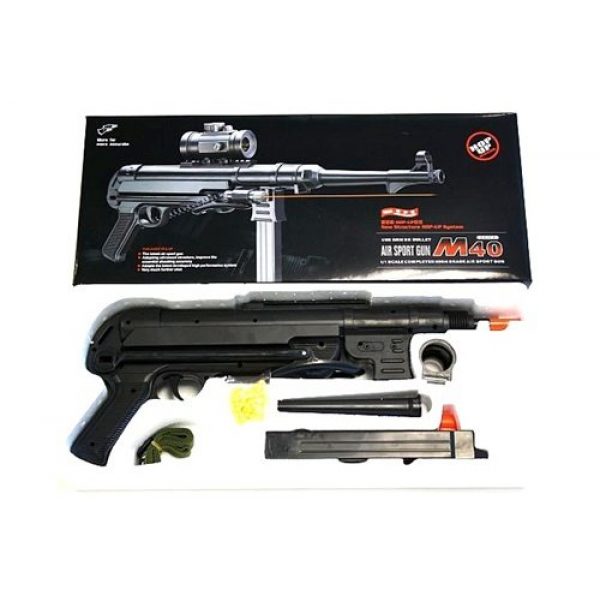 Double Eagle Airsoft Rifle 3 Double Eagle mp40 WWII Spring Airsoft Machine Gun Rifle Airsoft Gun(Airsoft Gun)