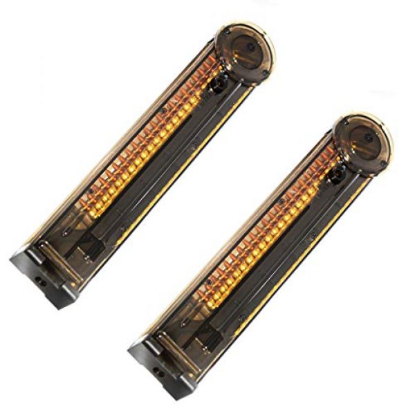 Airsoft Gang Airsoft Gun Magazine 1 Airsoft Parts 2pcs Pack Army Force 68rd Standard Magazine for P90 Series AEG
