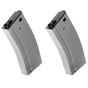 Airsoft Shopping Mall Airsoft Gun Magazine 1 Airsoft Shooting Gear CYMA 2pcs 140rd Mid-Cap Mag Magazine for D-Boys Classic Army WE SRC JG E&C CYMA Tokyo Marui M4 M16 Series AEG Grey