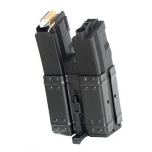 Airsoft Gang Airsoft Gun Magazine 1 Airsoft Parts CYMA 250rd Short Mag Hi-Cap Dual Magazine for Well JG Tokyo Marui Classic Army ICS MP5 Series AEG Black