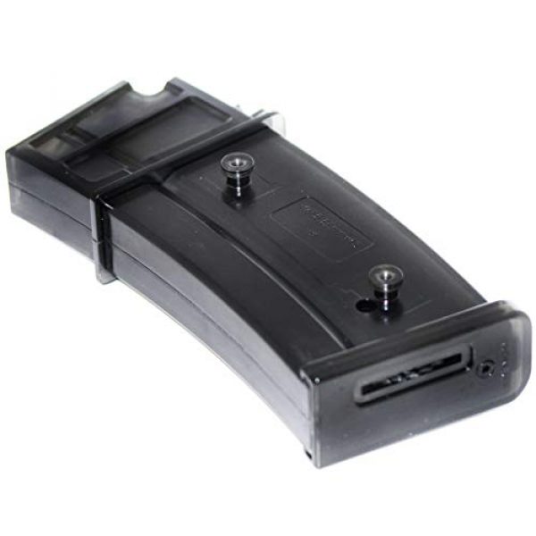 Airsoft Gang Airsoft Gun Magazine 2 Airsoft Parts 470rd Mag Hi-Cap Magazine for Jing Gong (JG) G36 Series AEG Black