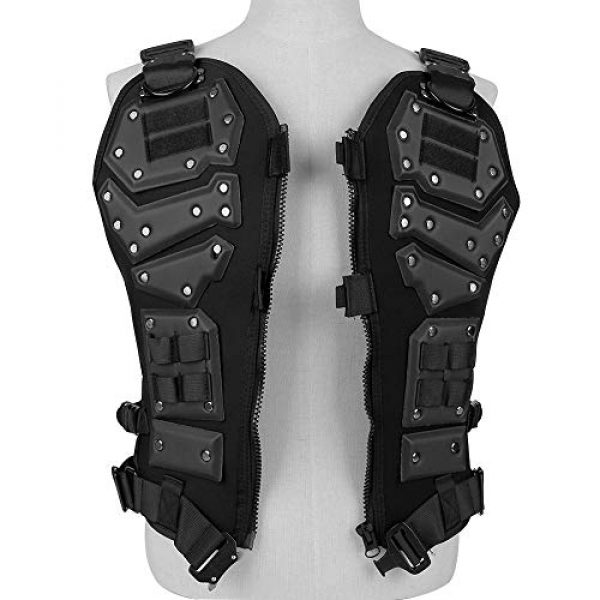 BGJ Airsoft Tactical Vest 4 Tactical Vest Protective Multi-Functional Body Armor Outdoor Airsoft Paintball CS Wargame Protection Equipment Molle Vests
