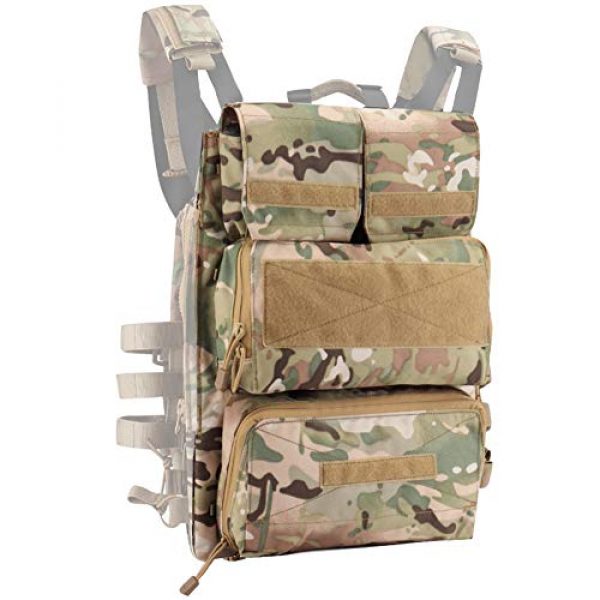 OAREA Airsoft Tactical Vest 2 OAREA TMC Multicam Pouch Bag Zip Panel NG Version for 16-18 AVS JPC2.0 CPC Tactical Vest