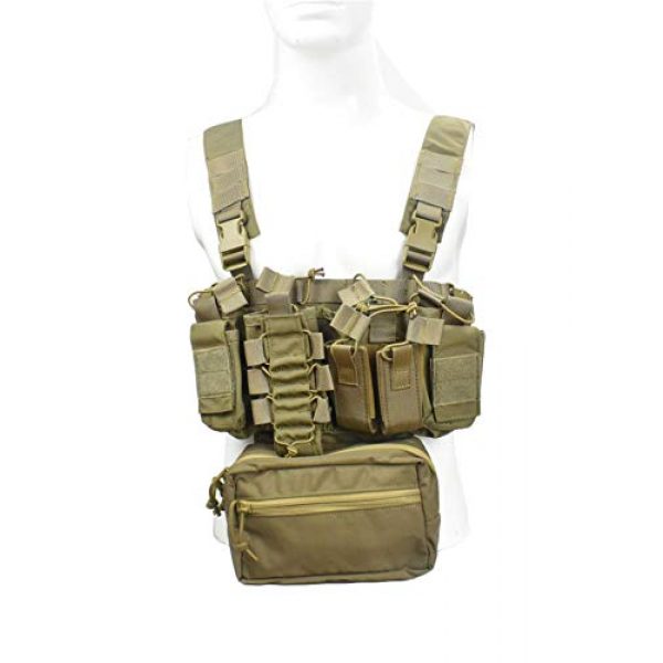 Jadedragon Airsoft Tactical Vest 1 Jadedragon Tactical CS Field Vest Adjustable Ultra-Light Breathable Chest Rig Outdoor Training Vest