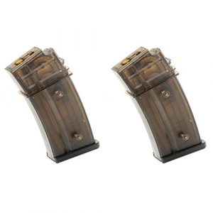 Airsoft Shopping Mall Airsoft Gun Magazine 1 Airsoft Shooting Gear CYMA 2pcs 130rd Mid-Cap Mag Magazine For G36 AEG Semi-Transparent Brown