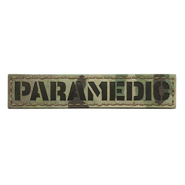 Tactical Freaky Airsoft Morale Patch 1 IR Multicam Paramedic 1x5 Name Tape EMS EMT Medic Tactical Hook&Loop Patch