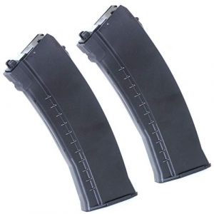 Airsoft Gang Airsoft Gun Magazine 1 Airsoft Parts 2pcs 40rd Mag Gas Magazine for Well/WE G74A AK74 Series GBB Rifle