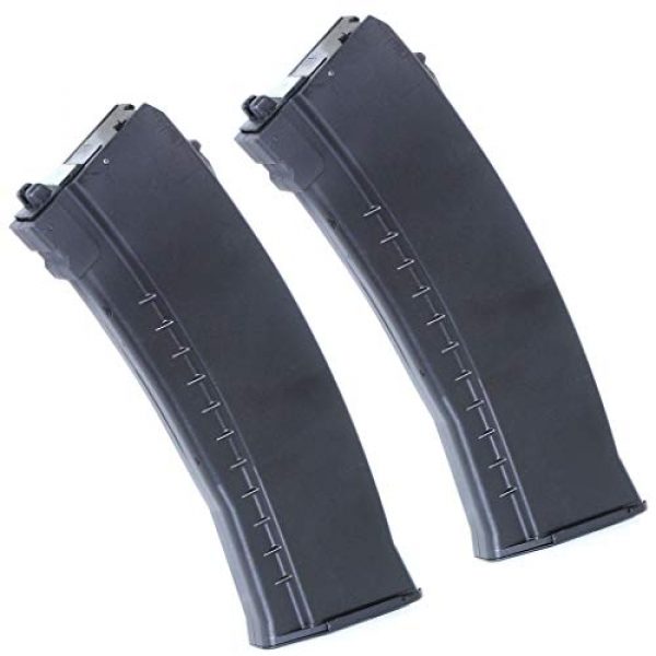 Airsoft Gang Airsoft Gun Magazine 1 Airsoft Parts 2pcs 40rd Mag Gas Magazine for Well/WE G74A AK74 Series GBB Rifle