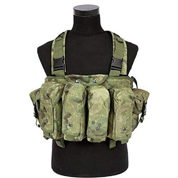 BGJ Airsoft Tactical Vest 4 BGJ Outdoor AK 47 Magazine Carrier Combat Vest Military Camouflage Tactical Vest Airsoft Ammo Chest Rig Hunting Gear