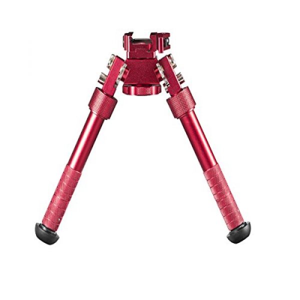 Gazelle Trading Airsoft Gun Barrel Bipod 1 Gazelle Trading 7"-10" Tactical Bipod QD Picatinny RIS Rail Mount Foldable Adjustable Rifle Monopods
