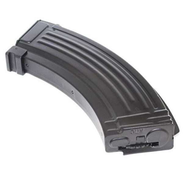 Airsoft Gang Airsoft Gun Magazine 2 Airsoft Parts APS 2pcs 500rd Hi-Cap Mag Magazine for CYMA ICS Marui JG AK AEG Black
