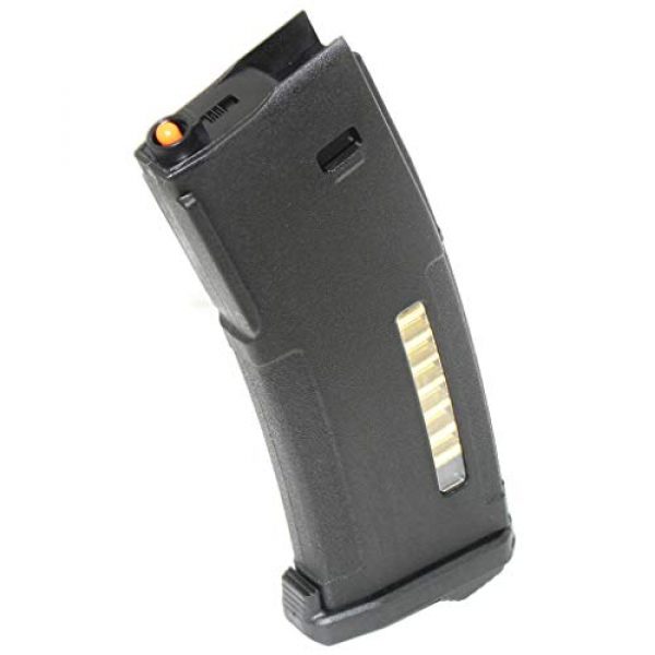 Generica Airsoft Gun Magazine 1 Airsoft Spare Parts PTS 30/120rd Mag EPM Magazine for Tokyo Marui Recoil Shock Next Generation M4 Scar 416D AEG Black
