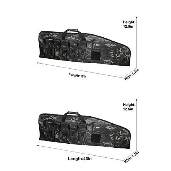 WolfWarriorXDirect Rifle Case 3 WolfWarriorX Single Soft Rifle Cases Gun Bag Tactical Shotgun Bag 38 42 Inch