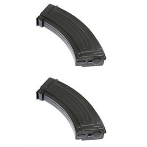 Airsoft Shopping Mall Airsoft Gun Magazine 1 Airsoft Shooting Gear 2pcs Pack CYMA 150rd Mid-Cap Magazine for AK-Series AEG Black