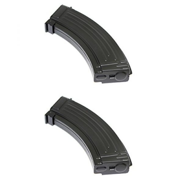 Airsoft Shopping Mall Airsoft Gun Magazine 1 Airsoft Shooting Gear 2pcs Pack CYMA 150rd Mid-Cap Magazine for AK-Series AEG Black