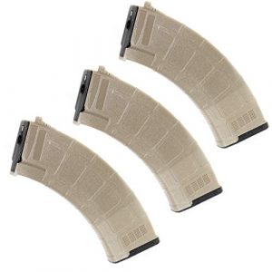 Generic Airsoft Gun Magazine 1 Airsoft Spare Parts CYMA 3pcs 200rd Polymer Mid-Cap Magazine for CYMA APS D-Boys ICS JG G&P Tokyo Marui AK Series AEG Dark Earth Tan