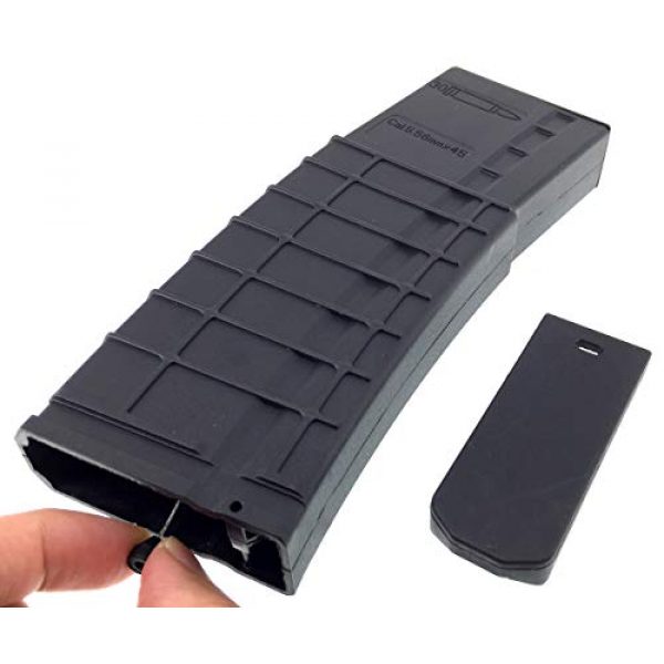 SportPro Airsoft Gun Magazine 7 SportPro CYMA 320 Round Polymer Thermold Waffle High Capacity Flash Magazine for AEG M4 M16 Airsoft - Black