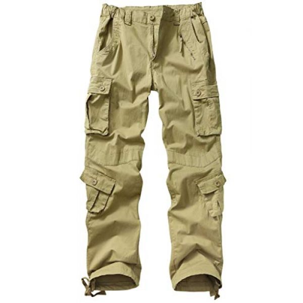 TRGPSG Tactical Pant 1 Women's Casual Ripstop Military Work Trousers, Multi-Pocket Outdoor Army Combat Cargo Pants