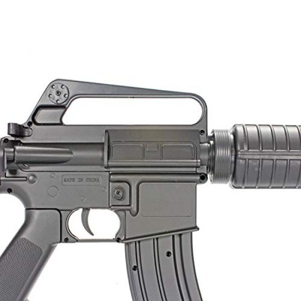 BBTac Airsoft Rifle 4 BBTac M16-A1 Vietnam Model Spring Action Assault Rifle, Black (BT-M16A1_(a))